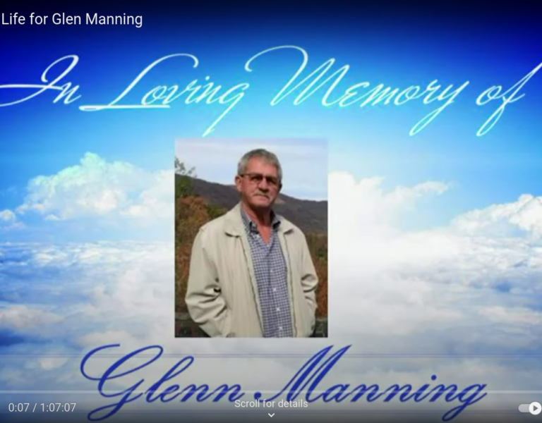 Celebration of Life for Glenn Manning