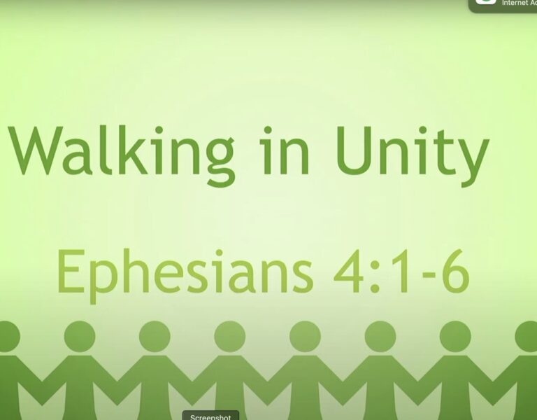 Walking in Unity