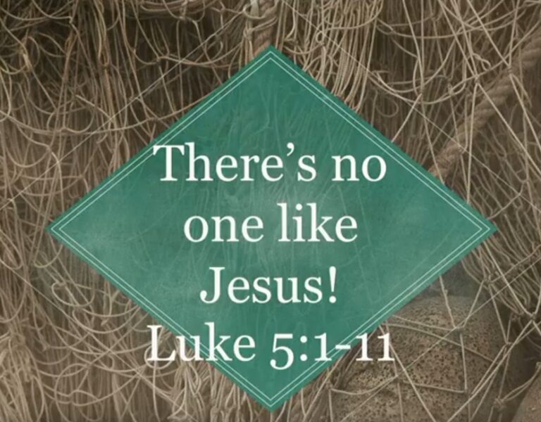 There is No One Like Jesus!