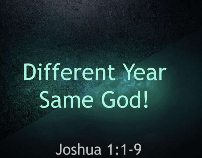 Different Year, Same God!