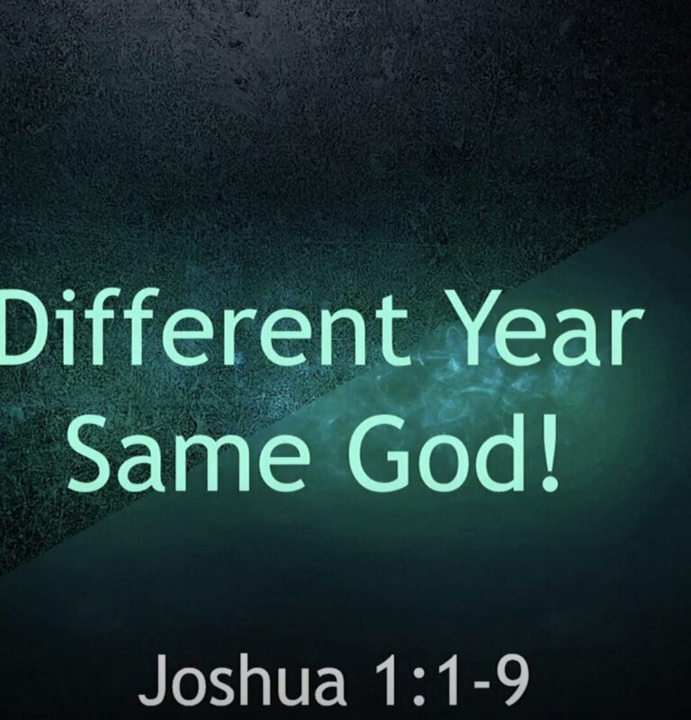 Different Year, Same God!