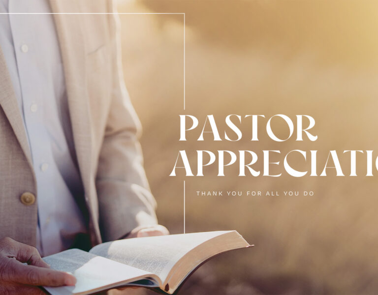 Associate Pastor Appreciation