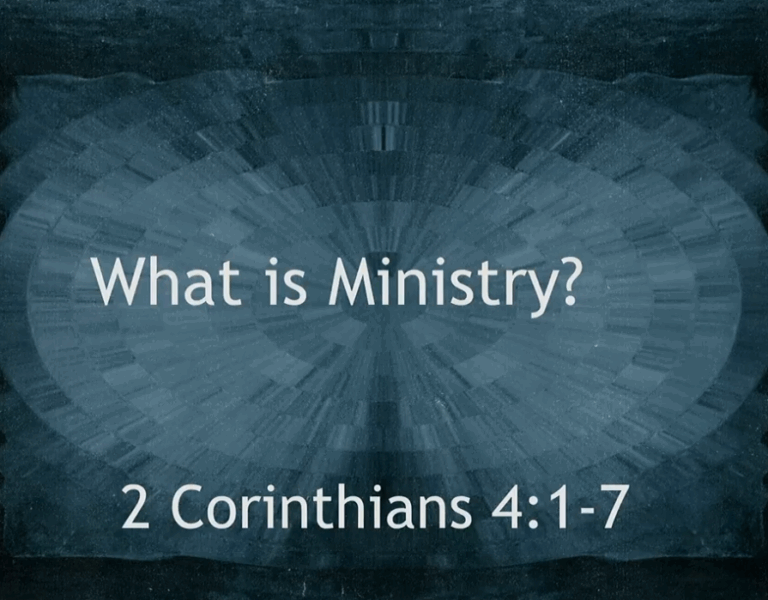 What Is Ministry?
