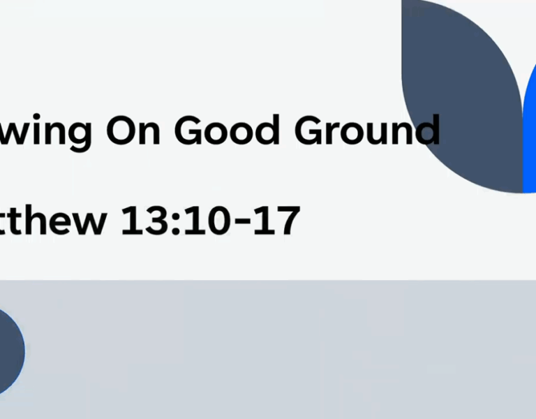 Growing On Good Ground